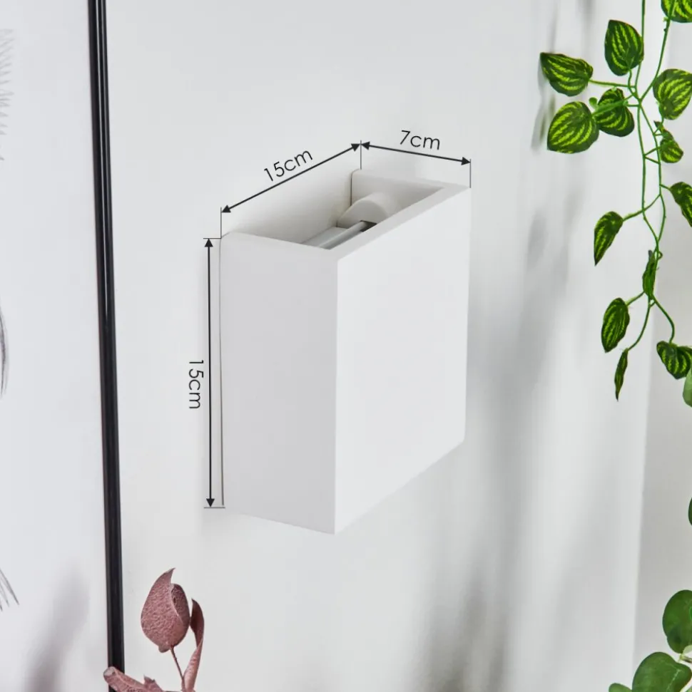 Applique Murale Calama Blanc, 1 Lumiere