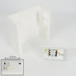 Applique Murale Calama Blanc, 1 Lumiere