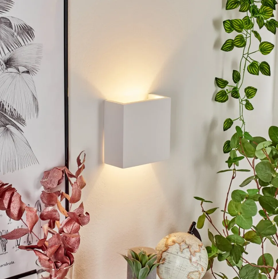 Applique Murale Calama Blanc, 1 Lumiere