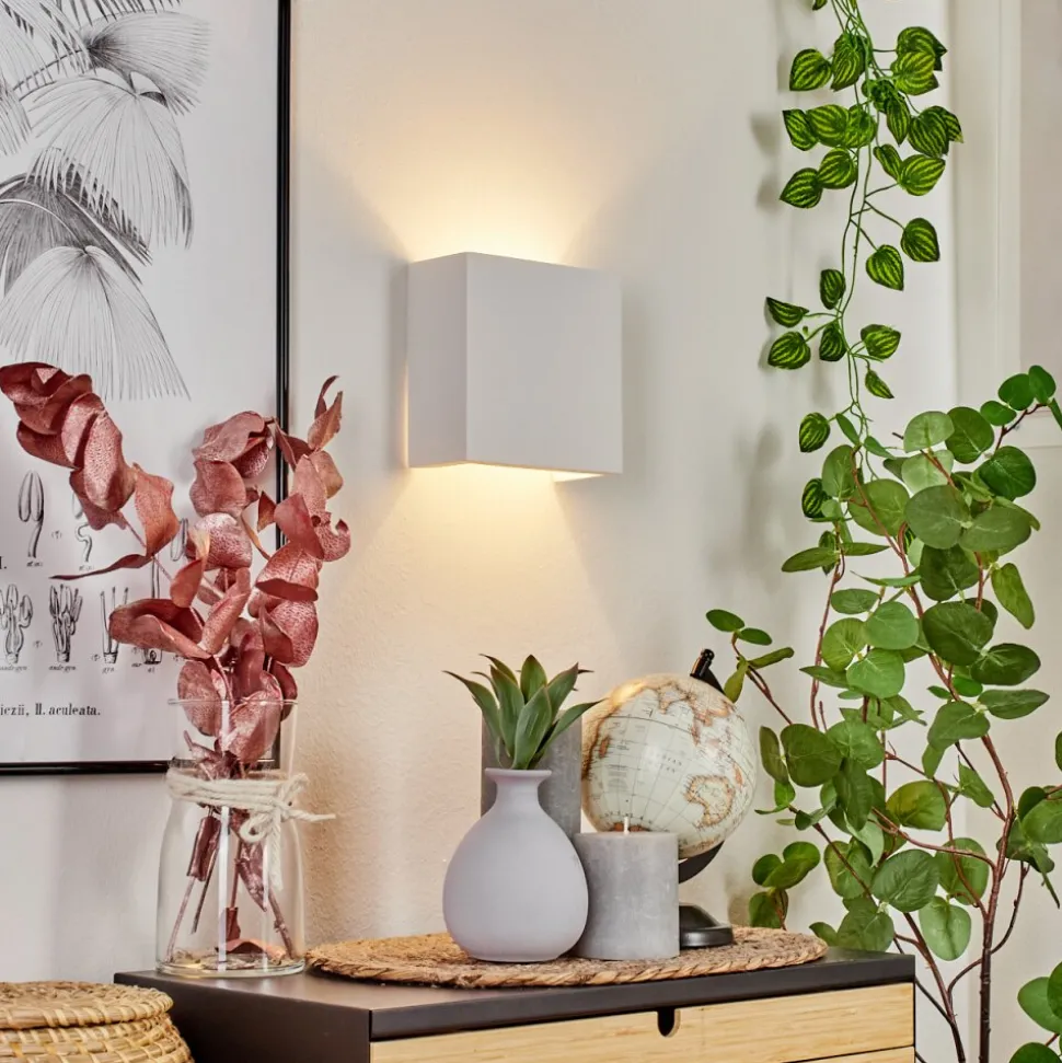 Applique Murale Calama Blanc, 1 Lumiere