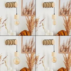 Applique Murale Canedo Brun, 1 Lumiere