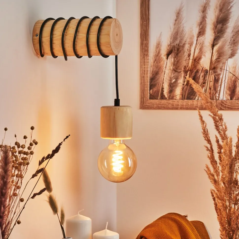 Applique Murale Canedo Brun, 1 Lumiere