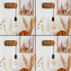Applique Murale Canedo Brun, 1 Lumiere