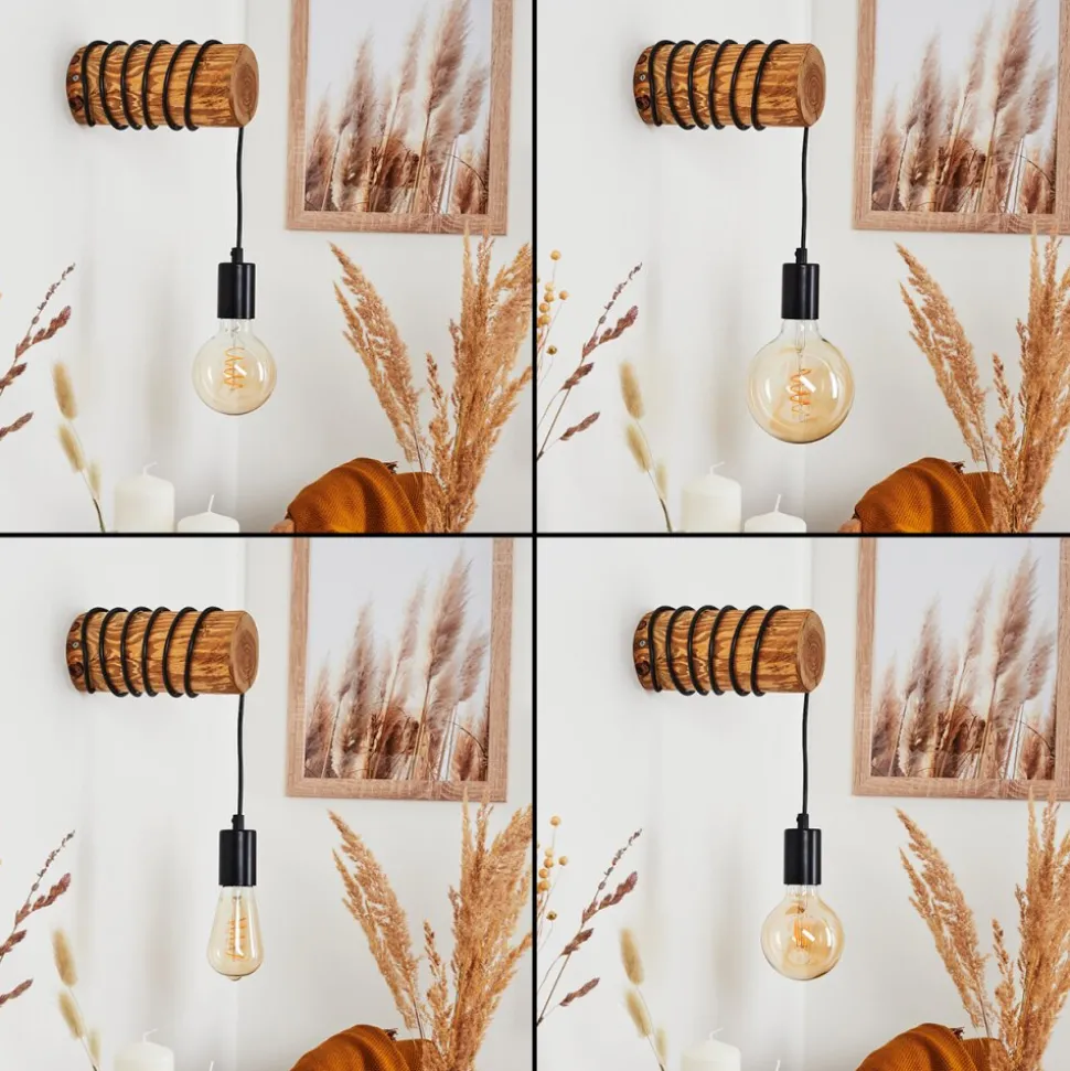 Applique Murale Canedo Brun, 1 Lumiere