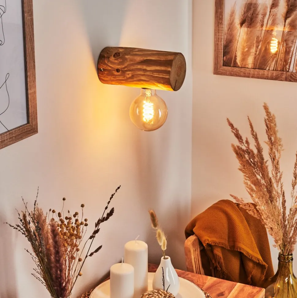 Applique Murale Canedo Brun, 1 Lumiere