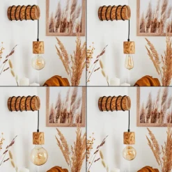 Applique Murale Canedo Brun, 1 Lumiere