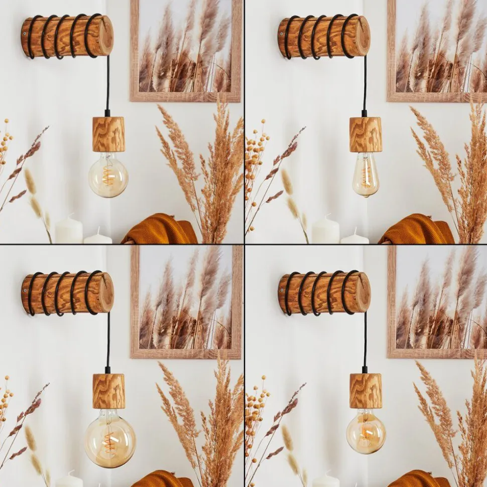 Applique Murale Canedo Brun, 1 Lumiere