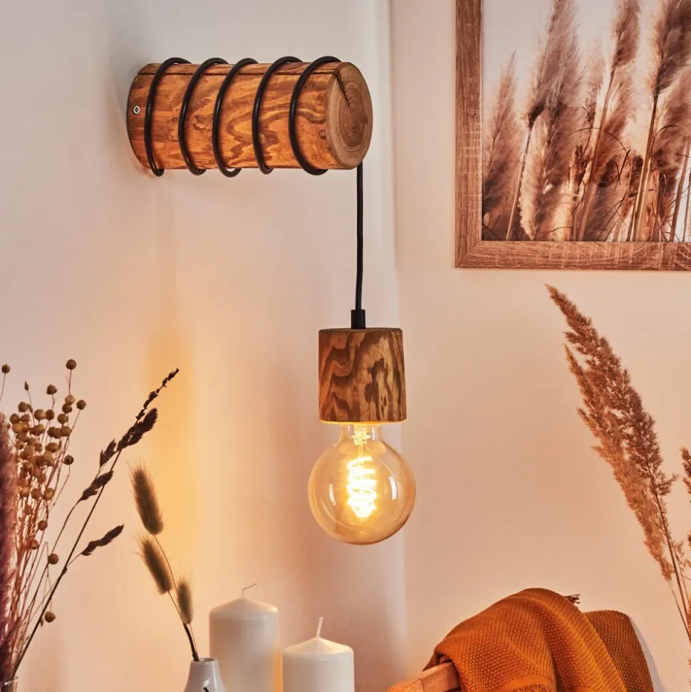 Applique Murale Canedo Brun, 1 Lumiere