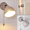 Applique Murale Catharine Gris, 1 Lumiere