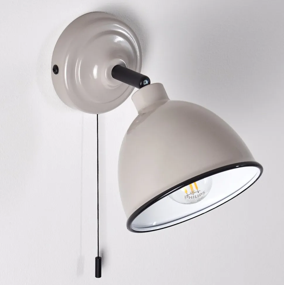 Applique Murale Catharine Gris, 1 Lumiere