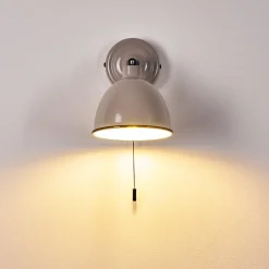Applique Murale Catharine Gris, 1 Lumiere