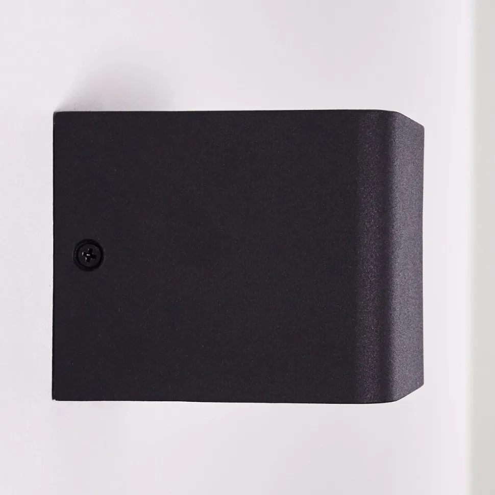 Applique Murale Chuitna Led Noir, 1 Lumiere
