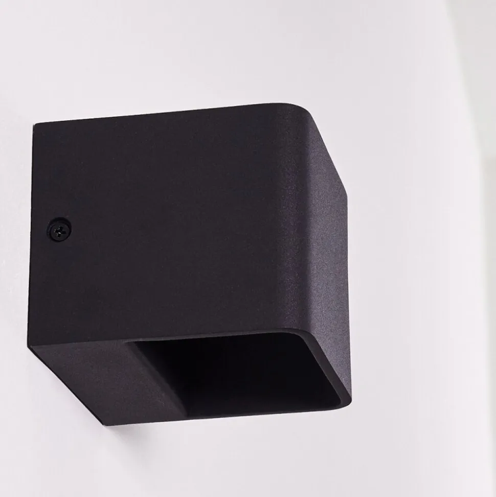 Applique Murale Chuitna Led Noir, 1 Lumiere