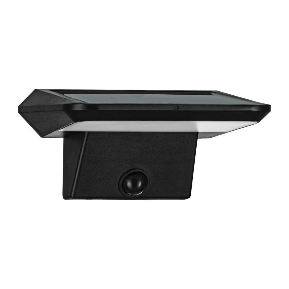 Applique Murale D'Exterieur Eglo Z_Solar Led Noir, 40 Lumieres, Detecteur De Mouvement
