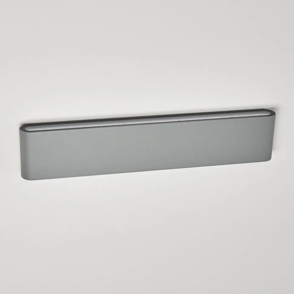 Applique Murale D'Exterieur Tinglev Led Gris, 2 Lumieres