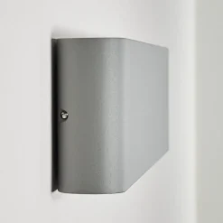 Applique Murale D'Exterieur Tinglev Led Gris, 2 Lumieres