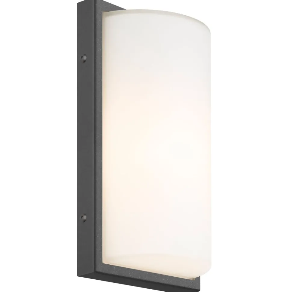 Applique Murale D'Exterieur Lcd 039Sen Noir, 1 Lumiere, Detecteur De Mouvement