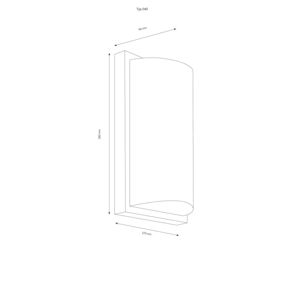 Applique Murale D'Exterieur Lcd 039Sen Noir, 1 Lumiere, Detecteur De Mouvement