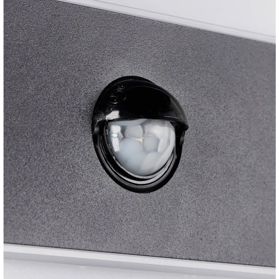 Applique Murale D'Exterieur Brilliant Archie Led Noir, 1 Lumiere, Detecteur De Mouvement