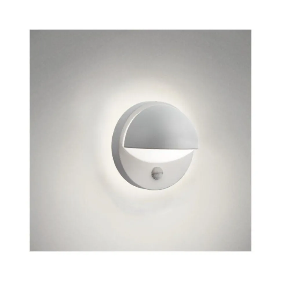 Applique Murale D'Exterieur Philips Mygarden June Gris, 1 Lumiere, Detecteur De Mouvement