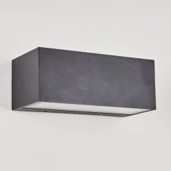 Applique Murale D'Exterieur Spidern Led Anthracite, 1 Lumiere, Changeur De Couleurs