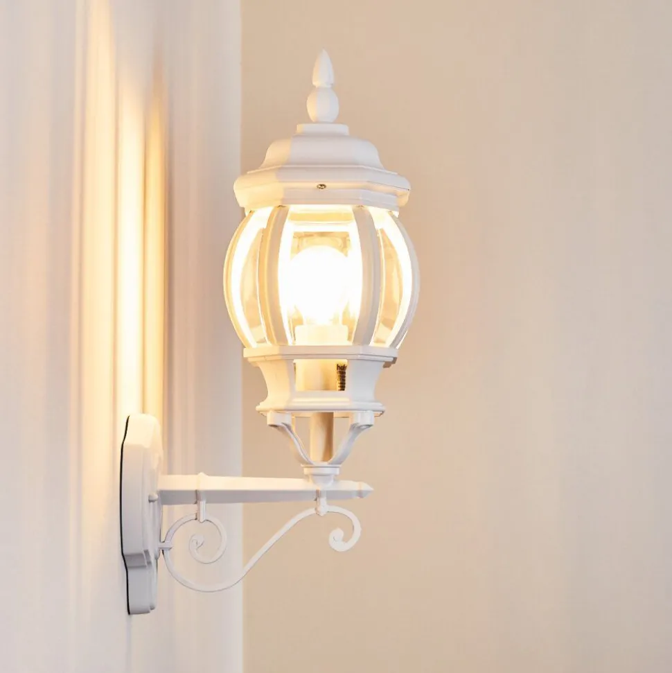 Applique Murale D'Exterieur Lentua Blanc, 1 Lumiere