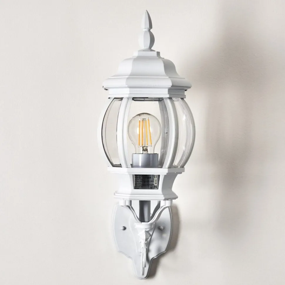 Applique Murale D'Exterieur Lentua Blanc, 1 Lumiere