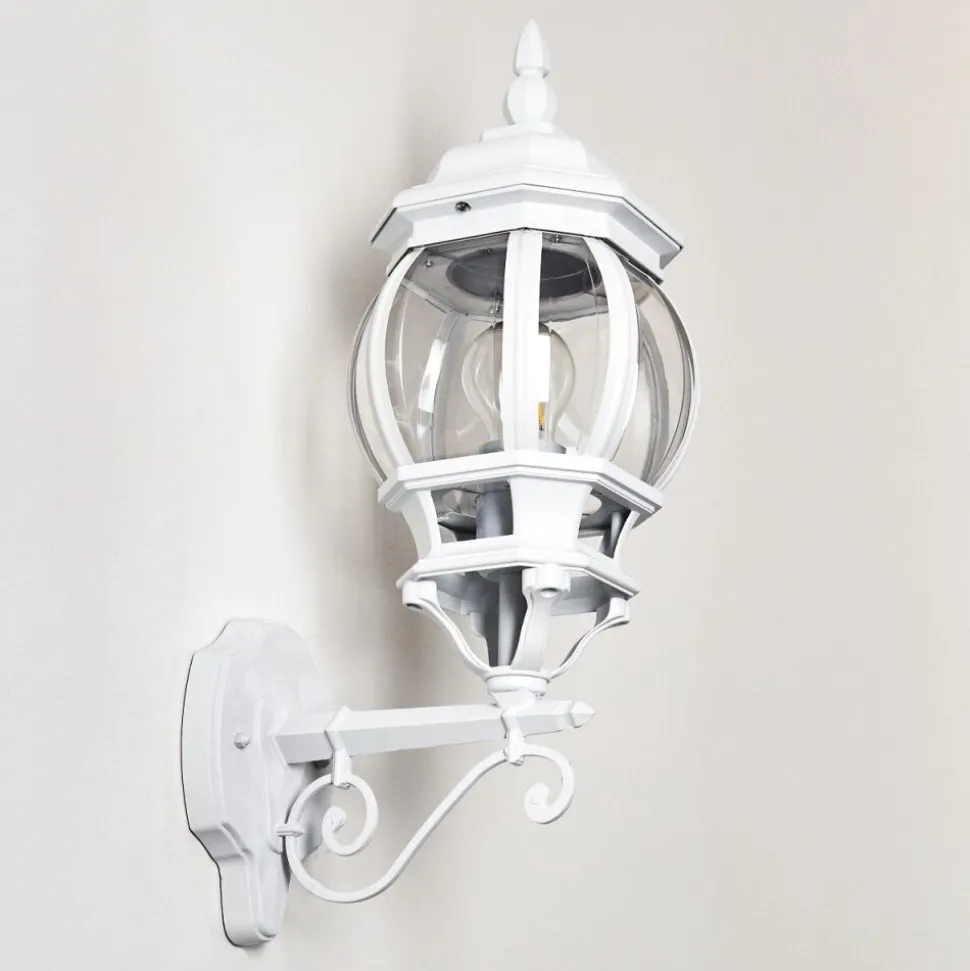 Applique Murale D'Exterieur Lentua Blanc, 1 Lumiere