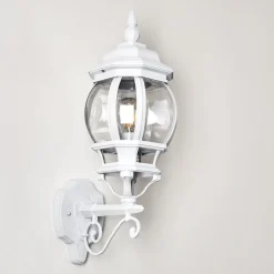 Applique Murale D'Exterieur Lentua Blanc, 1 Lumiere