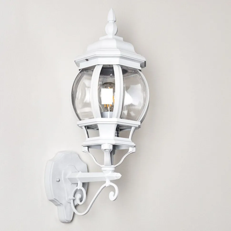 Applique Murale D'Exterieur Lentua Blanc, 1 Lumiere