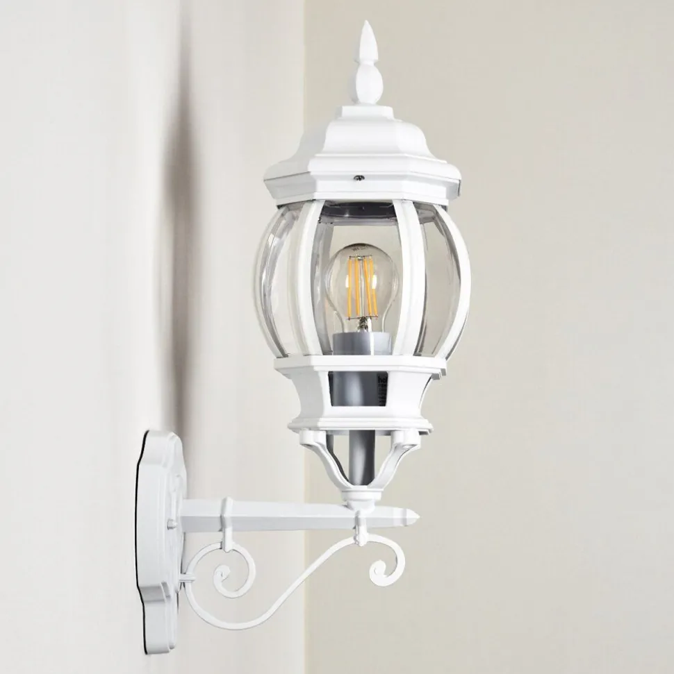 Applique Murale D'Exterieur Lentua Blanc, 1 Lumiere