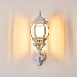 Applique Murale D'Exterieur Lentua Blanc, 1 Lumiere