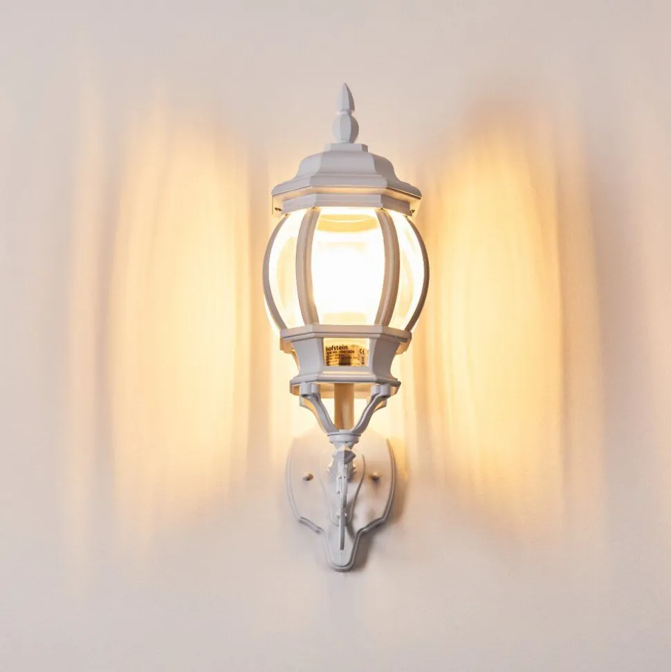 Applique Murale D'Exterieur Lentua Blanc, 1 Lumiere