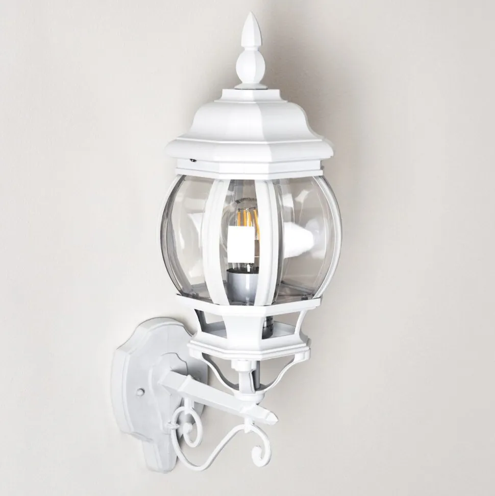 Applique Murale D'Exterieur Lentua Blanc, 1 Lumiere