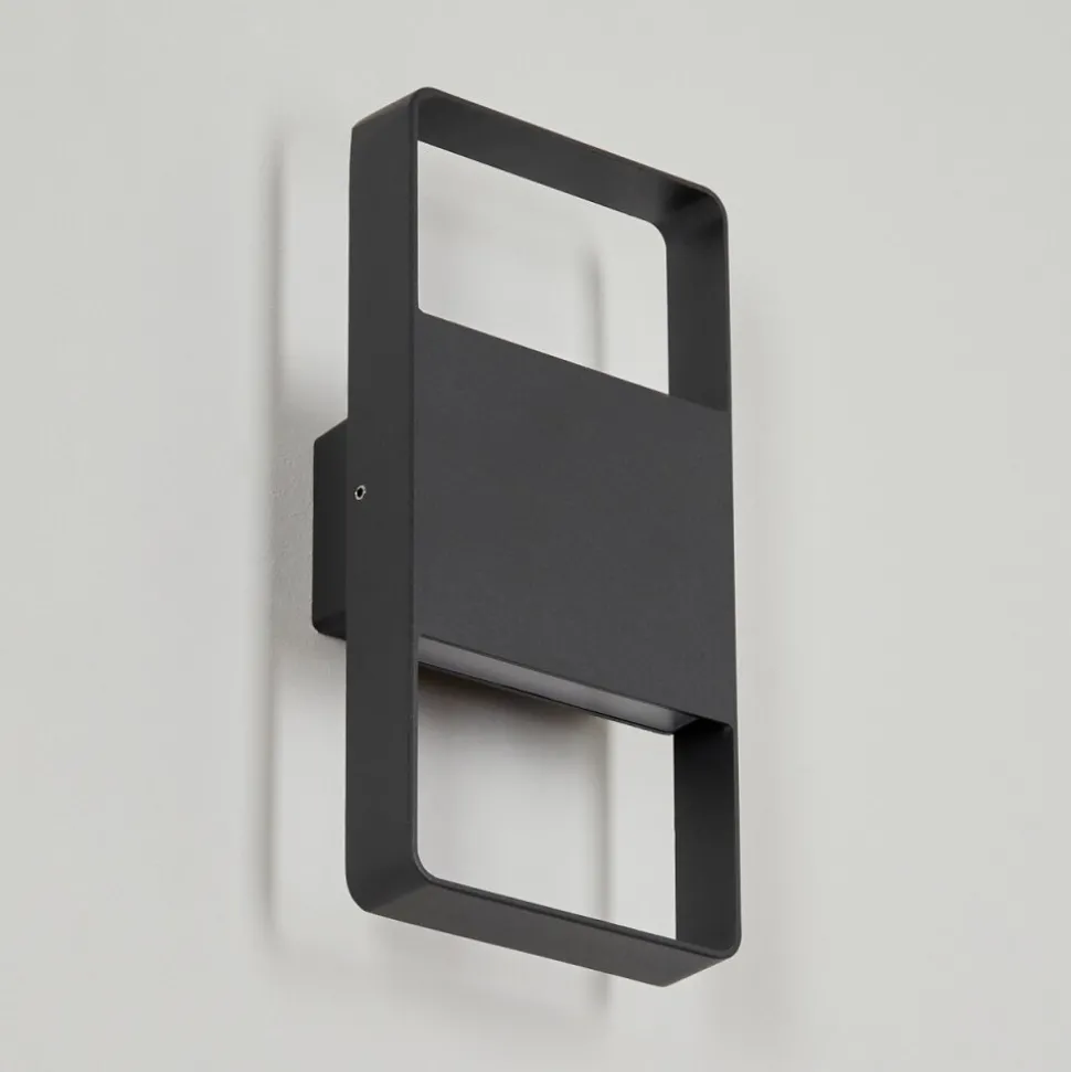 Applique Murale D'Exterieurdundarrah Led Anthracite, 2 Lumieres