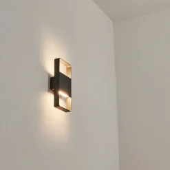 Applique Murale D'Exterieurdundarrah Led Anthracite, 2 Lumieres