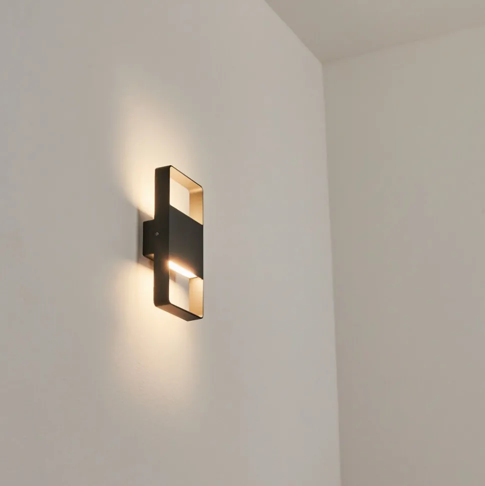 Applique Murale D'Exterieurdundarrah Led Anthracite, 2 Lumieres