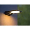 Applique Murale D'Exterieur Lucide Basic Led Noir, 1 Lumiere, Detecteur De Mouvement