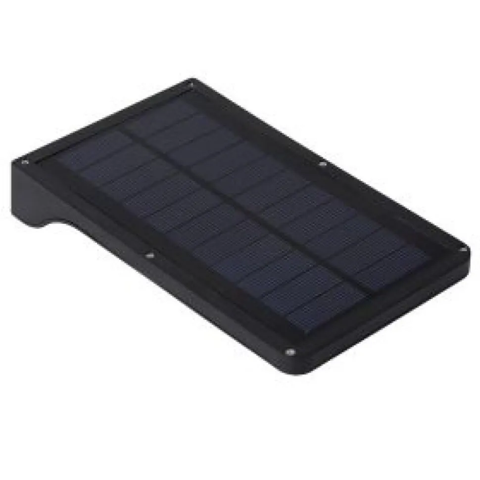 Applique Murale D'Exterieur Lucide Basic Led Noir, 1 Lumiere, Detecteur De Mouvement