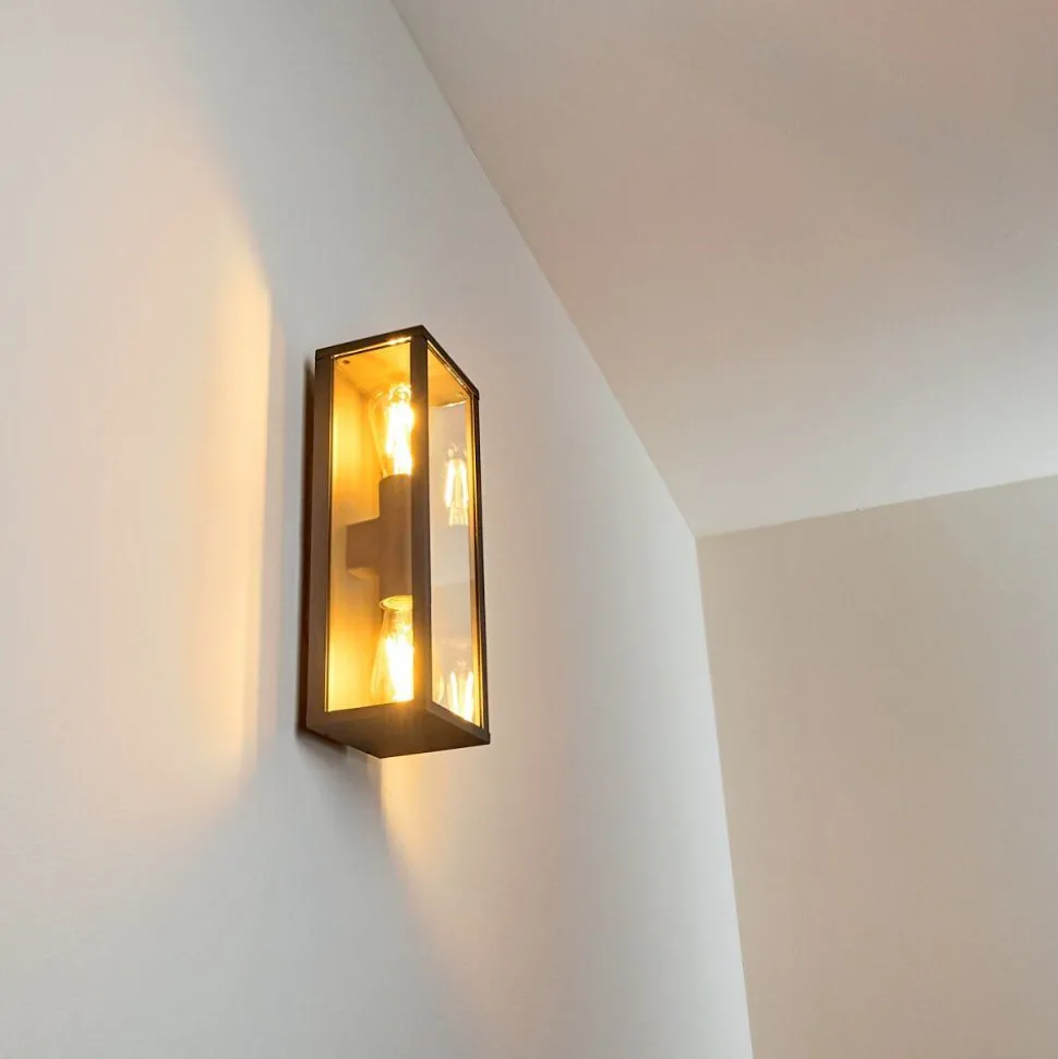 Applique Murale D'Exterieur Kiwalik Anthracite, 2 Lumieres
