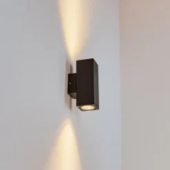 Applique Murale D'Exterieur Kastari Anthracite, 2 Lumieres