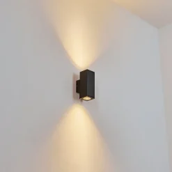 Applique Murale D'Exterieur Kastari Anthracite, 2 Lumieres