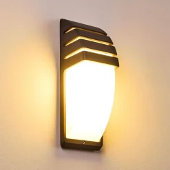 Applique Murale D'Exterieur Canberra Anthracite, 1 Lumiere