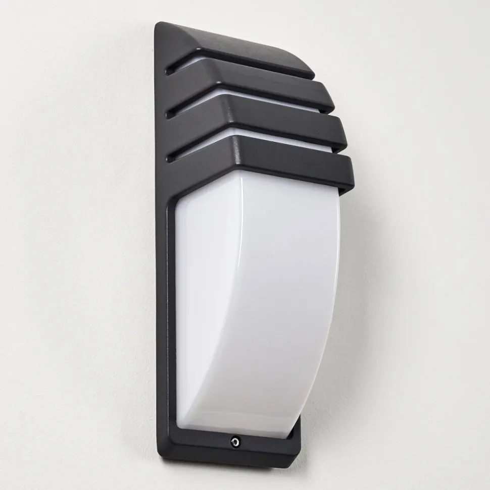 Applique Murale D'Exterieur Canberra Anthracite, 1 Lumiere