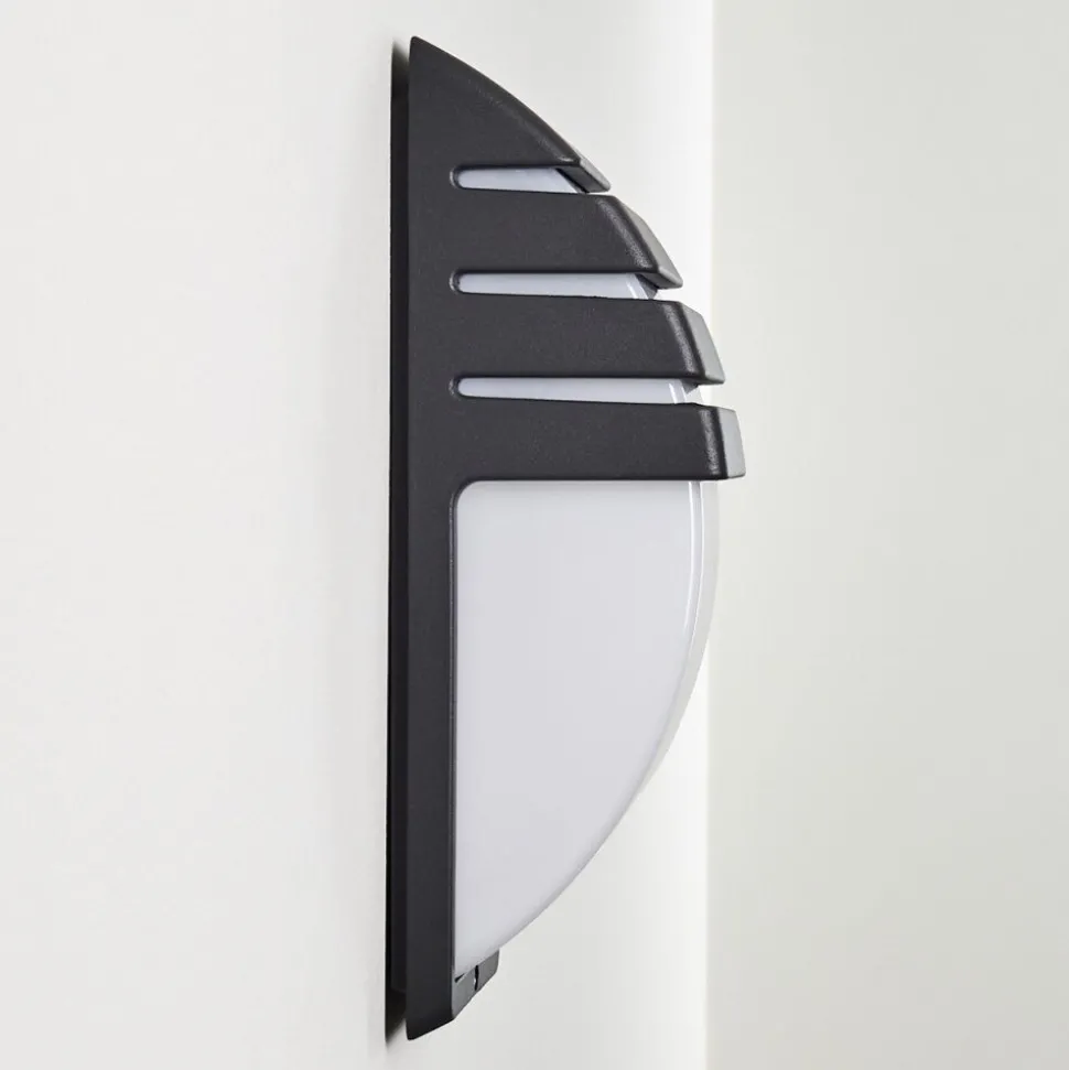 Applique Murale D'Exterieur Canberra Anthracite, 1 Lumiere