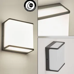 Applique Murale D'Exterieur Burseryd Led Anthracite, Blanc, 1 Lumiere