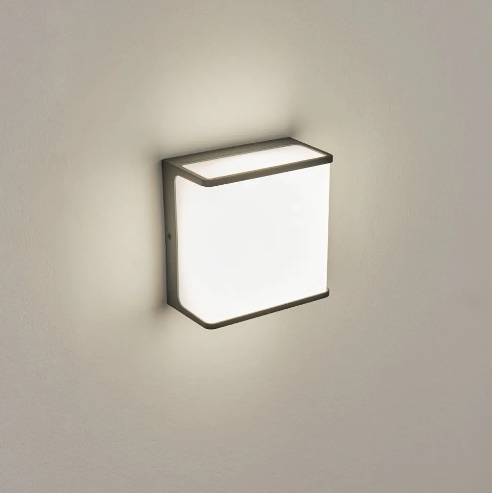 Applique Murale D'Exterieur Burseryd Led Anthracite, Blanc, 1 Lumiere