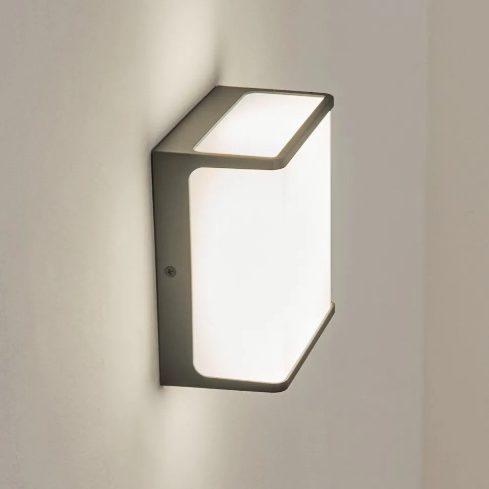 Applique Murale D'Exterieur Burseryd Led Anthracite, Blanc, 1 Lumiere
