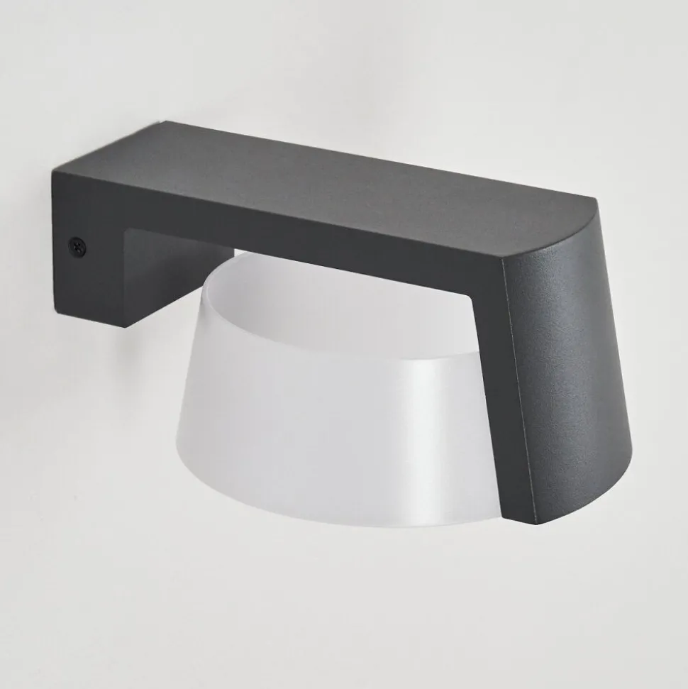 Applique Murale D'Exterieur Lafite Anthracite, 1 Lumiere