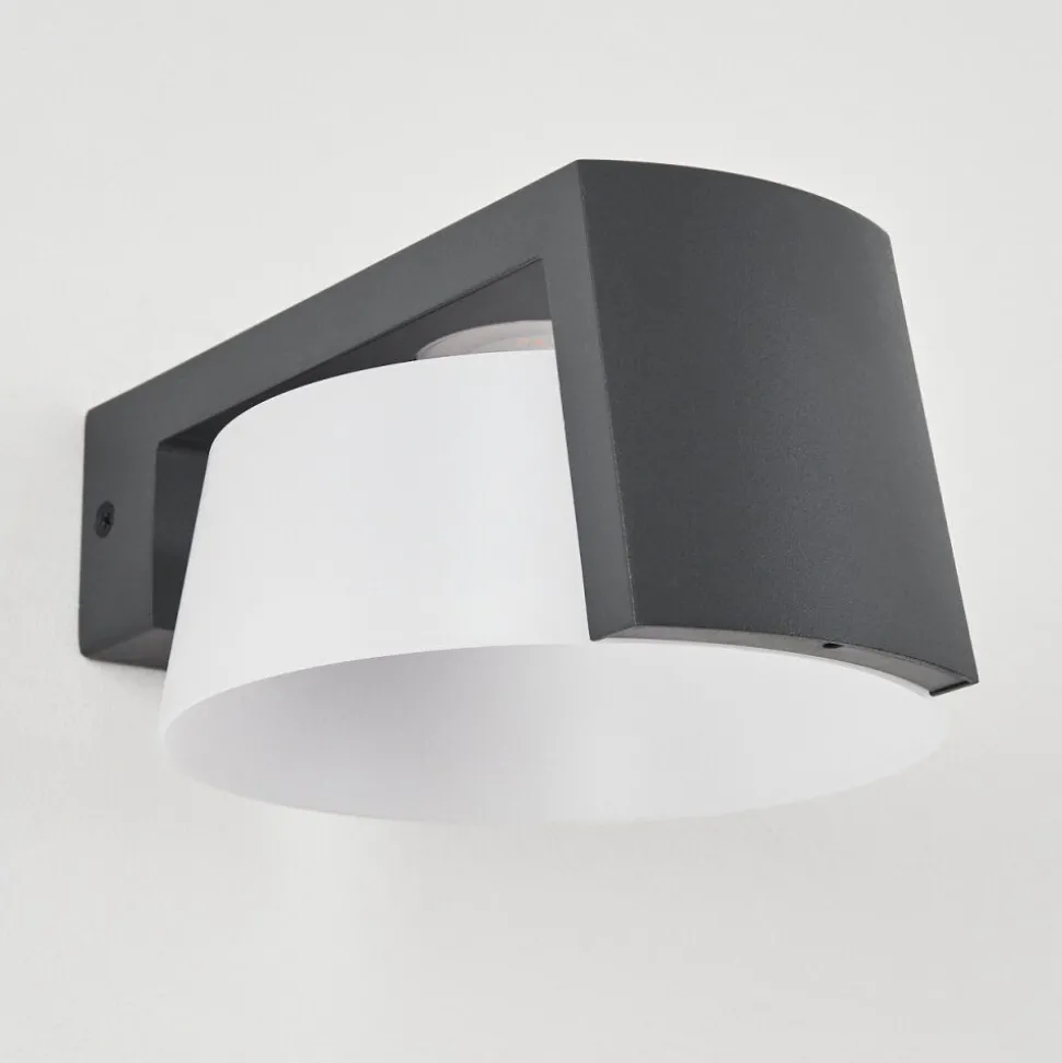 Applique Murale D'Exterieur Lafite Anthracite, 1 Lumiere
